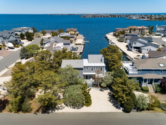 Lagoon with open bays views